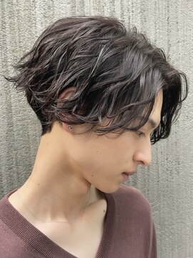 フィフス 名駅(fifth) ツイストスパイラルパーマメンズマッシュツーブロック刈り上げ