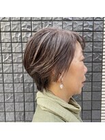 ヘアーラウンジ エゴ(Hair Lounge EGO) 【明るい白髪染め】透明感あるラベンダーグレーに 武蔵新城 槙本