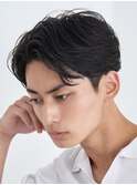 ニュアンスパーマツーブロックメンズマッシュパーマメンズカット
