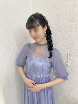 プティクローシェ バイ クオーレ(petite cloche by CUORE) サイド編み下ろし