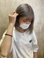 フィゼル あべのルシアス店(Aujua fizelle)&nbsp;透明感シルバー
