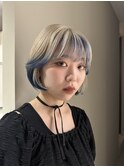 フレンチボブ×グラデーションカラー