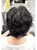 サーフカール×センターパート×海外ヘア