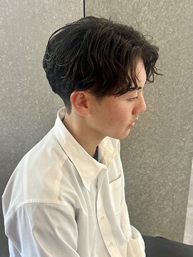 ニアウ 太田店(Niau) メンズナチュラルセンターパートナチュラルパーマシャドウパーマ