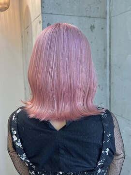 ラニヘアサロン(lani hair salon) ホワイトピンク/ケアブリーチ/ハイトーンカラー/ダブルカラー