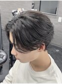 毛流れセンターパート