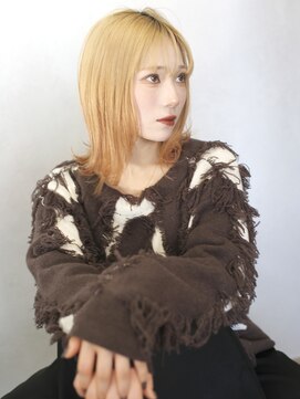 バース(BIRTH) 天神【BIRTH】似合せカットハイトーンミディアムレイヤー 12