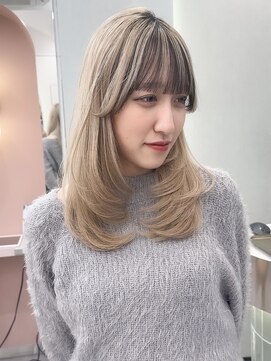 ロンド ブランシュ 錦糸町北口(Lond blanche) メルティカラー似合わせカットウェーブミディアム縮毛矯正韓国