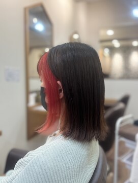 フリージア(freesia) インナーカラー/ハイトーンカラー/ミディアム