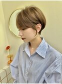 前髪ありショートボブ