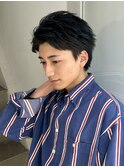 スパイキーショート/ツイストスパイラル波巻きメンズウルフ