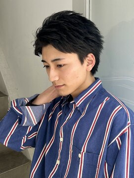 クロト(Clotho) スパイキーショート/ツイストスパイラル波巻きメンズウルフ