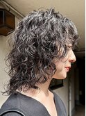 ウルフパーマミディアムパーマレイヤーパーマくるくるパーマ