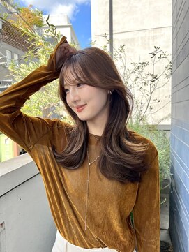 ラボヌールヘアーグレース 門前仲町店(La Bonheur hair grace) レイヤーカット/韓国風ヘア/顔周りカット/２０代/３０代/４０代