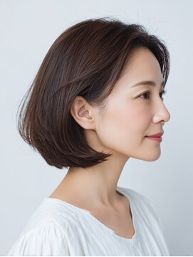 クラゲヘアー/小顔/ココアベージュ/オリーブグレー/川西