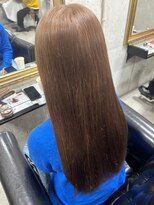 ルノン(LUNON)&nbsp;黒髪クラゲヘアーオリーブグレー小顔ココアベージュ