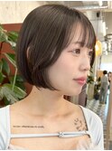 栄ナチュラル丸みボブ