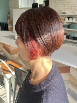 リトルスマイリー 辻堂店(Little Smiley) インナーカラー/デザインカラー/ショートスタイル