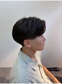 千葉駅MEN’S/波巻きツイストスパイラル/刈り上げセンターパート