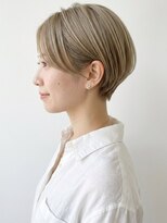 アンド 夙川(AND)&nbsp;クールショート/刈り上げショート/ショコラベージュ