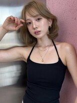 ハーヴィー 大宮店(HARVEY)&nbsp;海外レイヤーボブ/顔まわりレイヤー/40ミリコテ巻き/山根