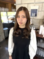 ファスナー(fustener) 艶巻き×チャコールブラウン