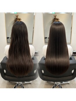 ラカトッカ(LAKA TOCCA)の写真/髪質に合わせた縮毛矯正で憧れのストレートヘアに。ナチュラルでダメージレスな酸性ストレートも人気★