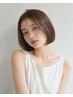 『ブリーチ無しで透明感がほしい人に』小顔カット+イルミナカラー【いわき】