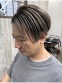 ホワイトグレージュ/メンズバレイヤージュ