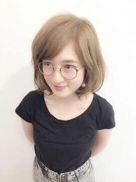 フェリシテ ヘアー(felicite hair) 外国人風ツヤカラーゆるふわミディアムボブ