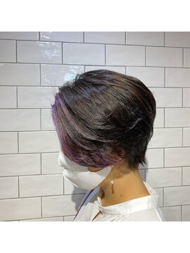 ループウエスト(LOOP WEST) フェイスフレーミング ベビーパープル