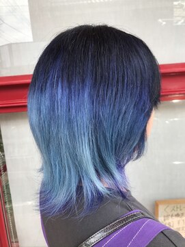 ブルーラグーン ブリーチカラー