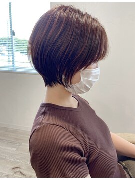 ジジ フィーカ 佐野(Gigi fika) 似合わせショート／ピンクブラウン