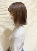 【morio】札幌ボブ ぱつっと外ハネシンプルボブ