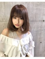 ユアーズヘア 新宿三丁目店(youres hair) 大人可愛い☆骨格修正スッキリショートボブ 韓国風前髪カット