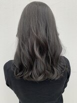 グロウ 丸の内(GLOW)&nbsp;グレージュシルバーグレージュ顔周り2wayバング韓国風甲府美容室