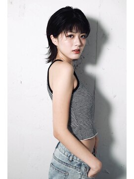 アディクト 東陽町西口(addict) マッシュウルフヘア＿似合わせカット＿地毛風カラー［東陽町］