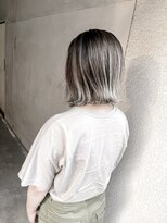 ヘアーアンドアトリエ マール(Hair&Atelier Marl)&nbsp;【Marl】エアタッチバレイヤージュ×ミルクティーベージュ