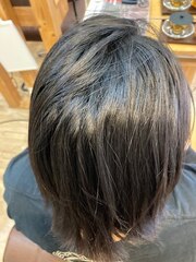 髪質改善　ビフォーアフター　その844（酸性縮毛矯正）