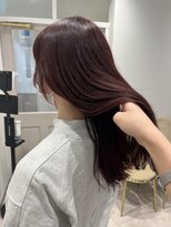 トッカ 浅草店(tocca) 【鮫島オススメ】ブリーチなし☆大人かわいいワインレッド