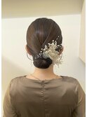 タイトアレンジ 結婚式ヘアアレンジ