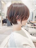 大人可愛い丸みショート20代30代40代50代