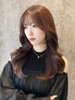 フォーカス 柏店(FOCUS)&nbsp;韓国レイヤー×pink brown 【韓国ヘア】【韓国風レイヤー】
