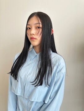 オー(0:00 japon) long straight × front cut