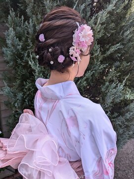 ニコ(nico.) 浴衣ヘアスタイル