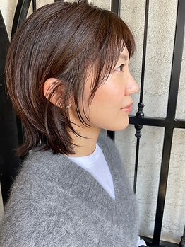 リル バイ ラポールヘアー イオンタウン松本村井店(Lille by RAPPORT HAIR)の写真/印象で重要な顔周りのカットも、頭の形や髪質を見極めて最高の仕上がりに♪