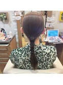 お呼ばれヘア