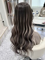 ココ エクステンション(coco extension)&nbsp;グレージュ×ベージュハイライト