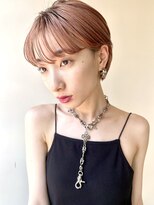 ミラバイグリーン(Mira by green)&nbsp;ショート/シースルーバング/ブリーチ/ダブルカラー