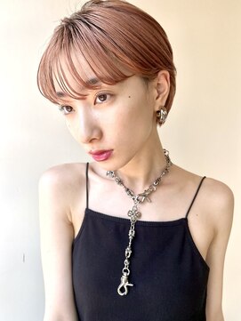 ミラバイグリーン(Mira by green) ショート/シースルーバング/ブリーチ/ダブルカラー